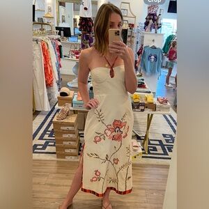 Ranna Gill Corset Midi Dress NWT